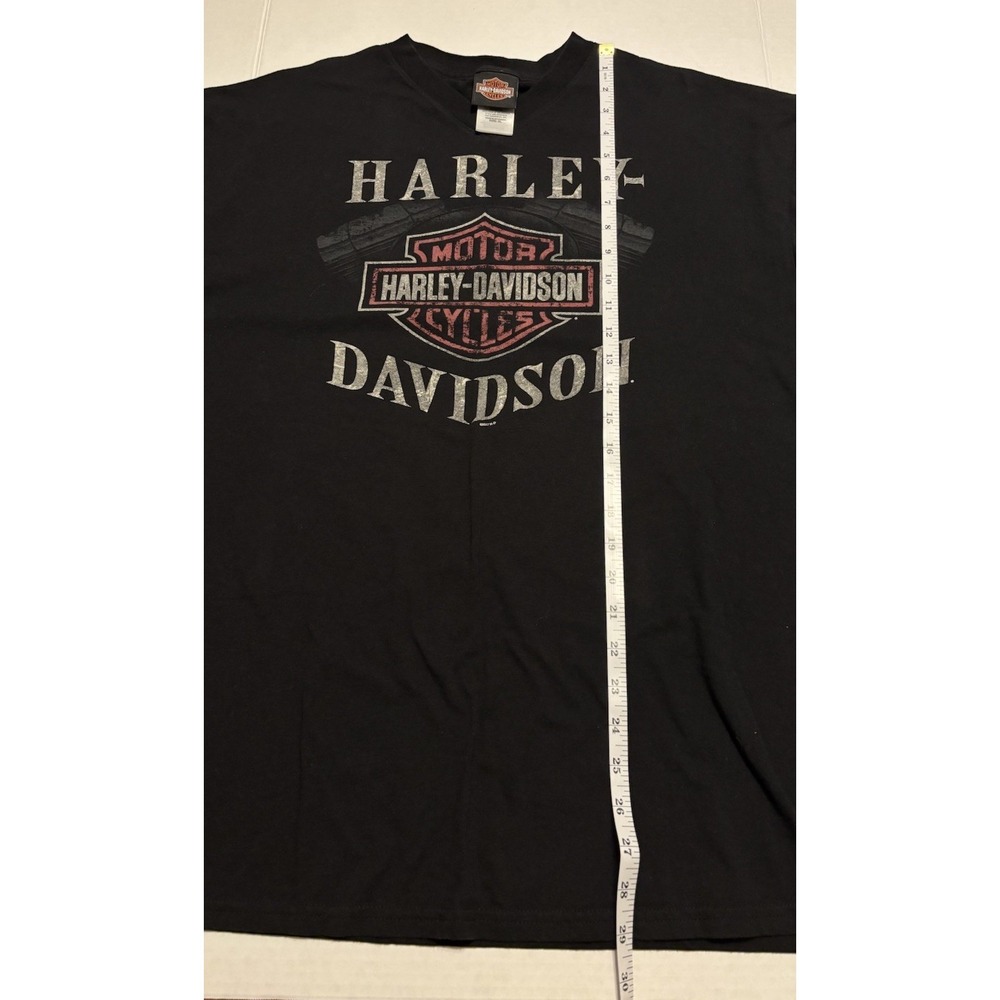 Harley Davidson Men's Black Short Sleeve T-Shirt El Paso TX Barnett Sz XL Logo - Picture 9 of 9